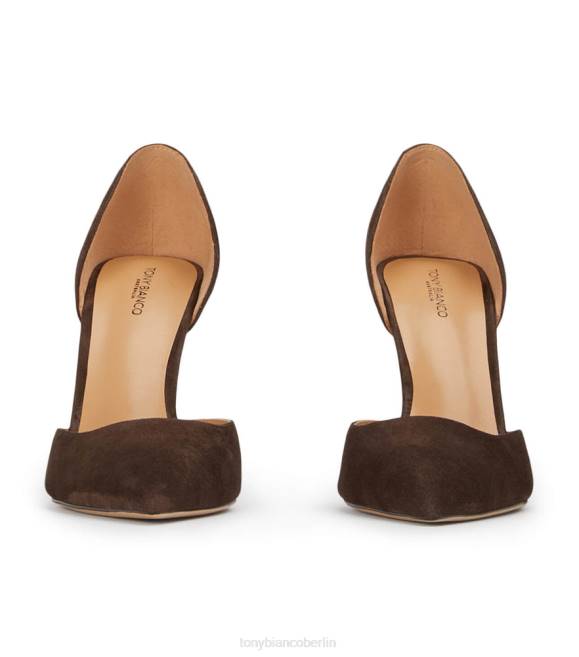Pumps | de Tony Bianco Frauen Gala-Heels Espresso-Wildleder 4624320